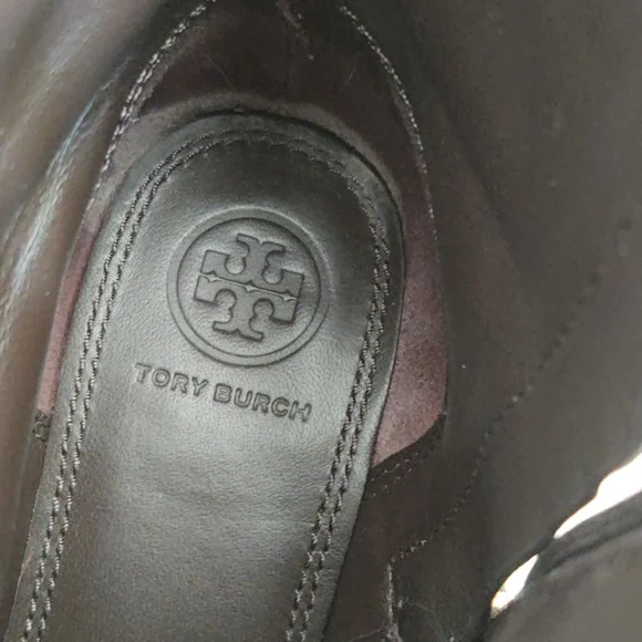 🟩Tory Burch Brown Leather Gemini Bootie - Picture 9 of 13
